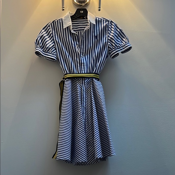 Ralph Lauren Other - Ralph Lauren Striped Blue and White Kids Dress